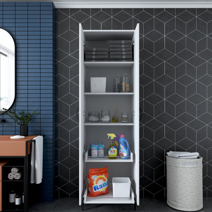 Hanah Home Armario Multiusos Blanco JE110 - 2945 Hanah Home Armario Multiusos Blanco JE110 - 2945